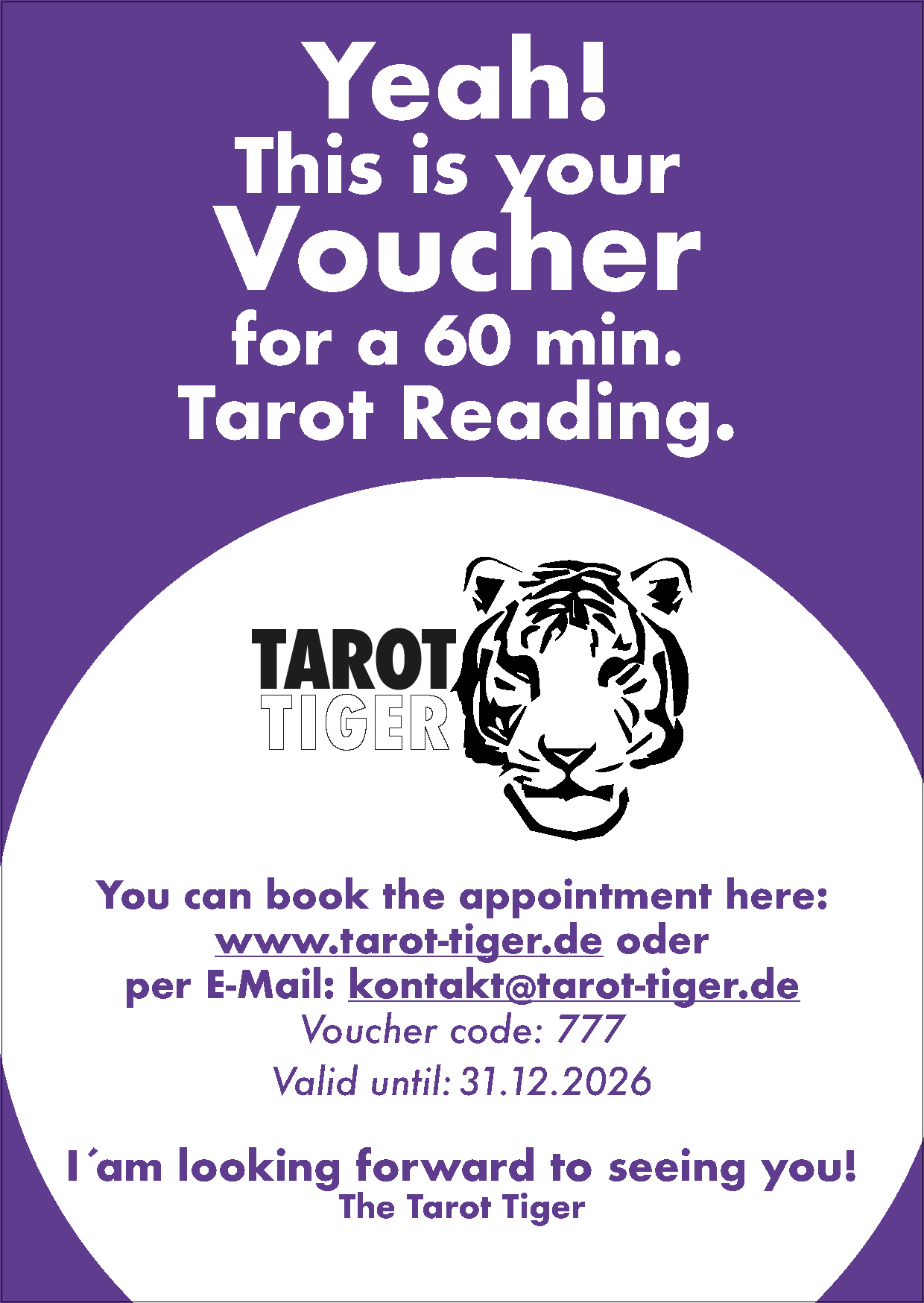 Gutschein Tarotreading 60 Min – Bild 3